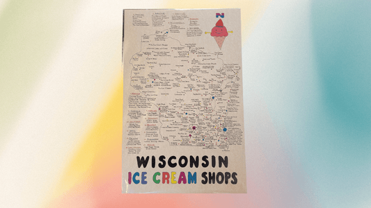 Wisconsin Ice cream shops map