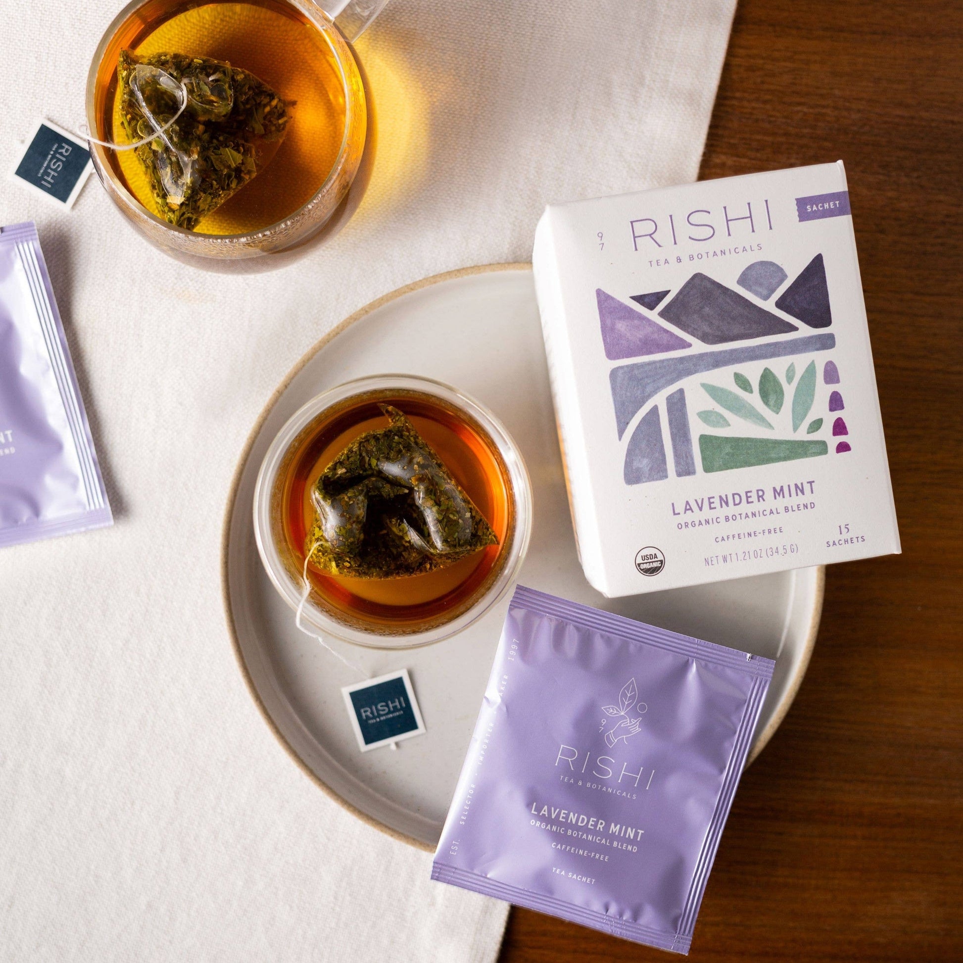 Lavender Mint organic herbal tea