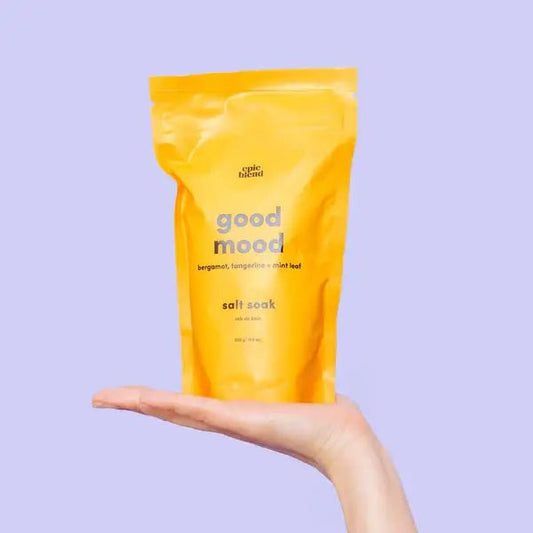 Good Mood Bath Salt Soak made in Canada