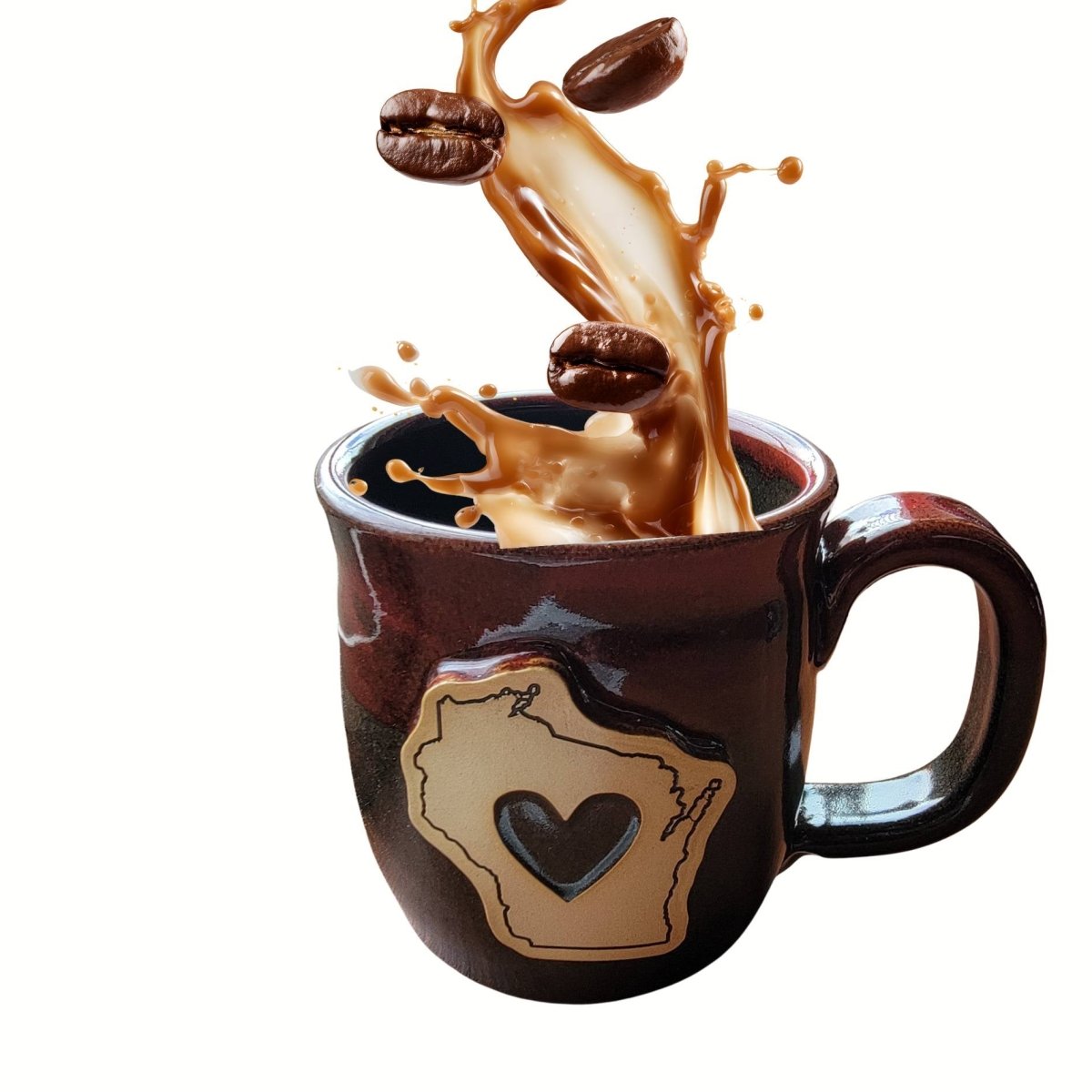 Wisconsin Love Coffee Mug, perfect for gourmet gift boxes and curated gift boxes