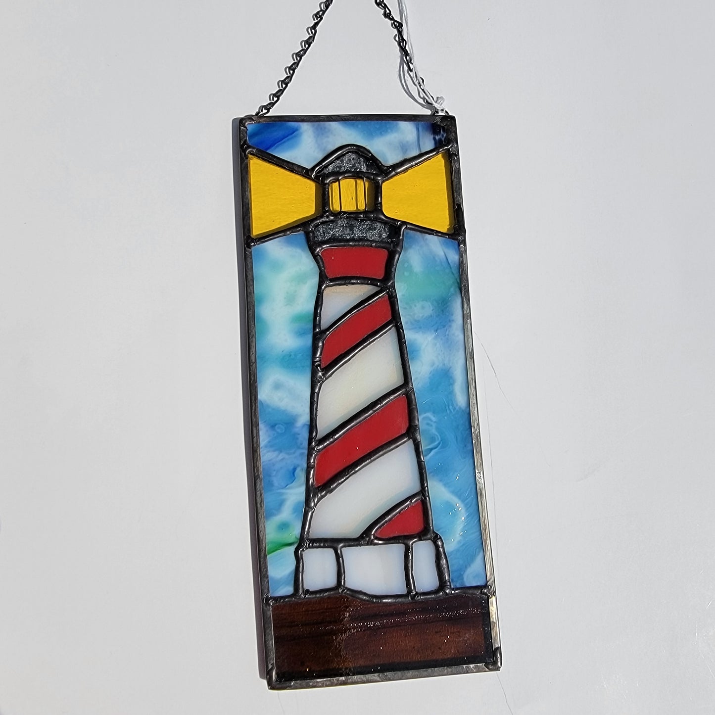 Stained glass lighthouse