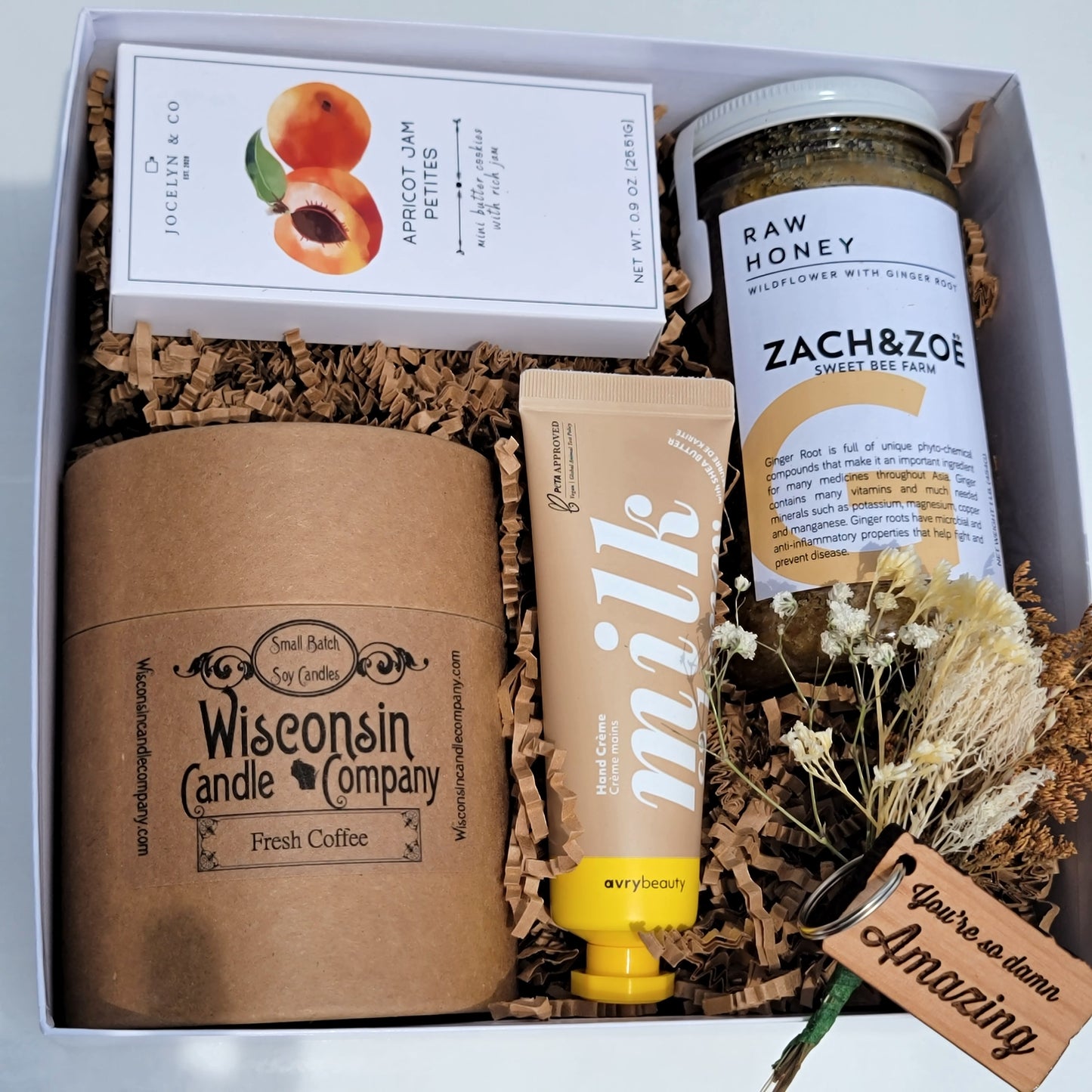 with thanks and gratitude gift box