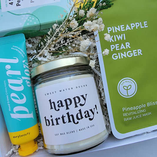 Happy birthday candle gift