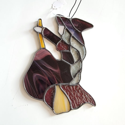 Stained Glass Witch closer look