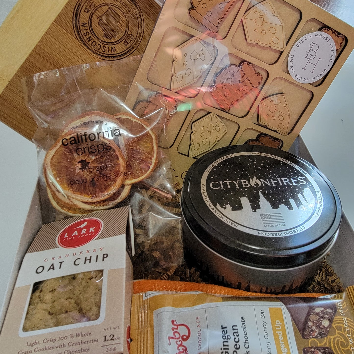 Fall Wisconsin theme gift box