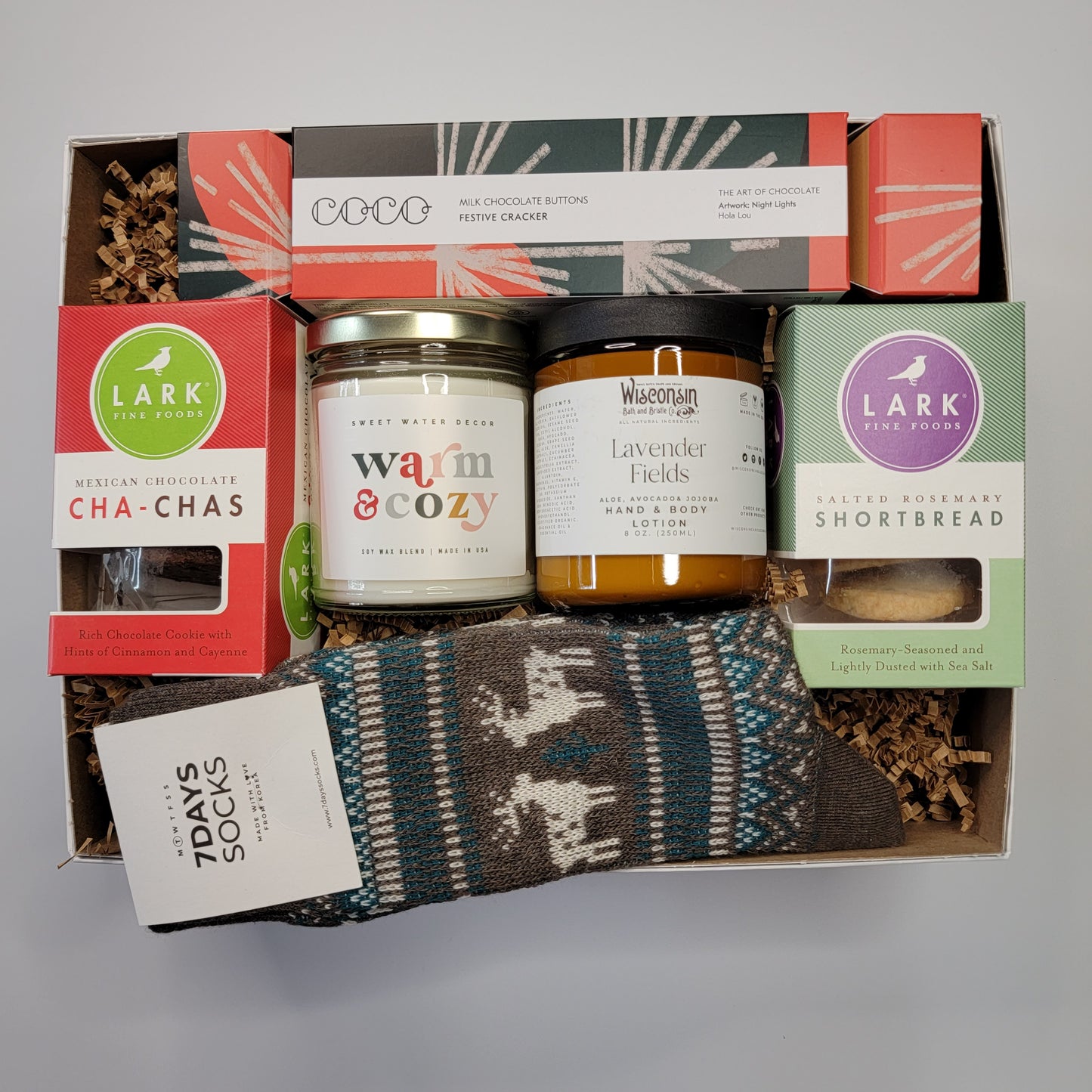Deluxe Winter Comfort Gift Box basket