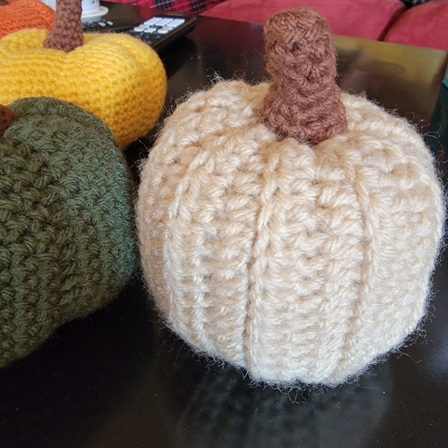 Crochet Rustic Farmhouse Pumpkins