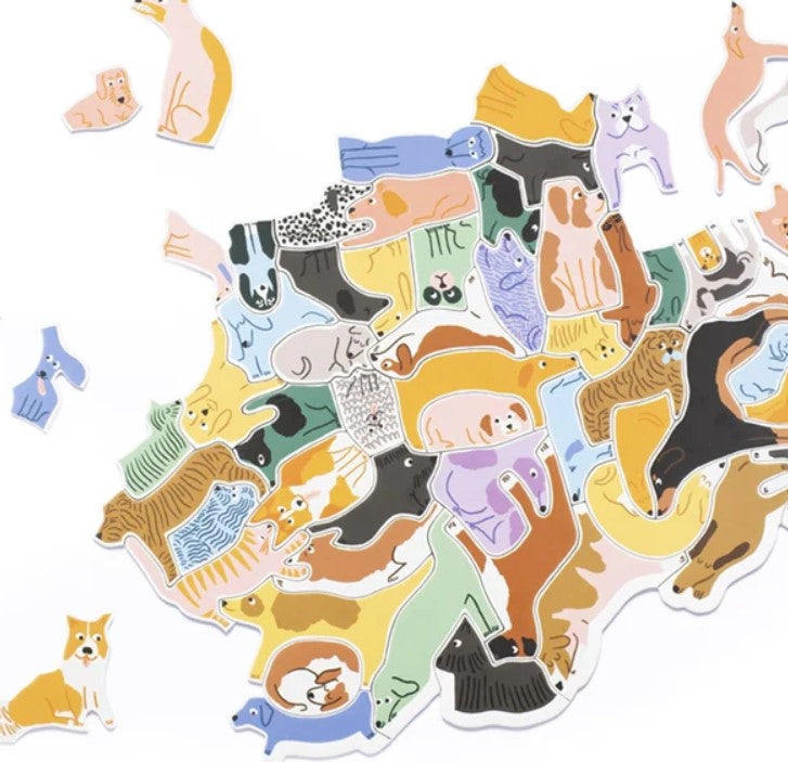 dog shaped puzzle