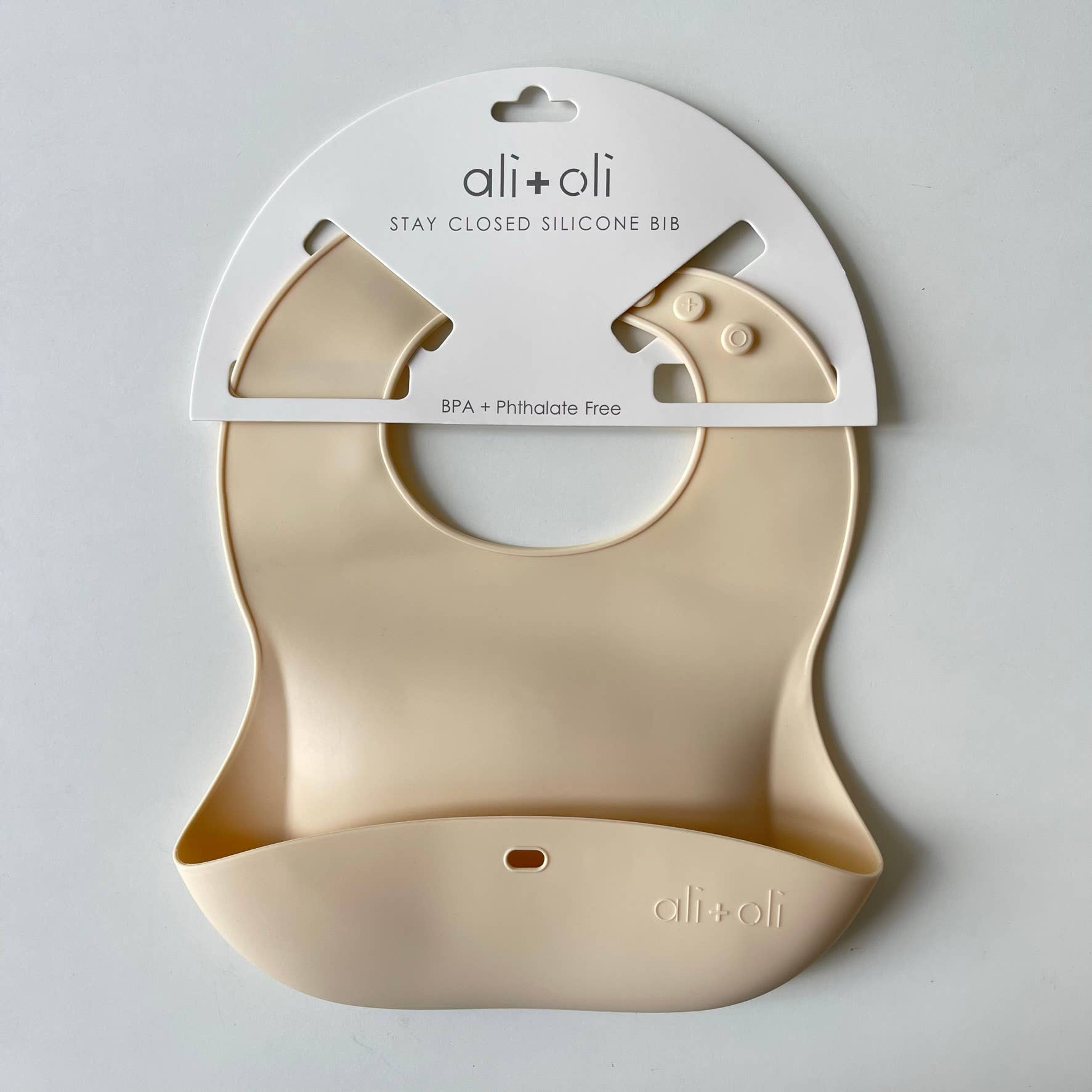 Silicone Baby Bib, perfect for gifts for kids and curated gift boxes (front view)