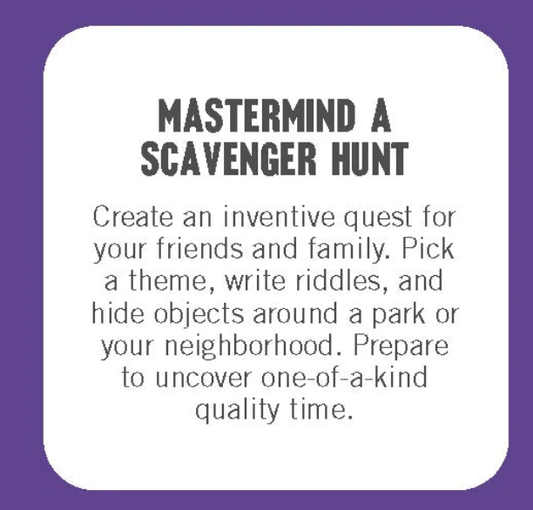 50 Activities for Phone-Free Fun Game Tin