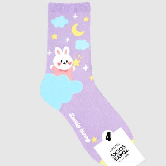sunshine bunny socks