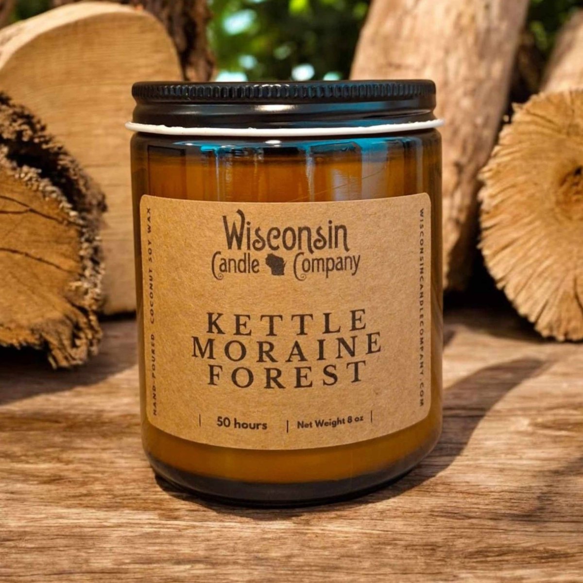 Kettle Moraine Forest Candle 8oz - category:Home & Decor - category:Spa & Wellness