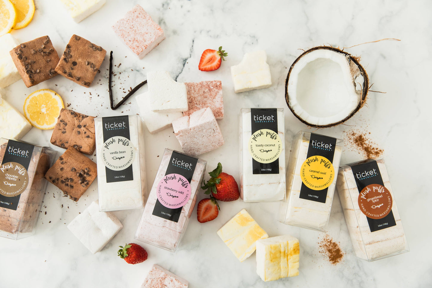Hand-Crafted Gourmet Marshmallows 3.8 oz - Vanilla Bean