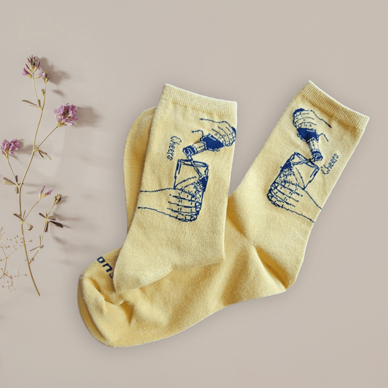 Wisconsin Socks - Cozy & Stylish State Pride Socks, perfect for curated gift boxes and Build a Box gifting (product close-up)