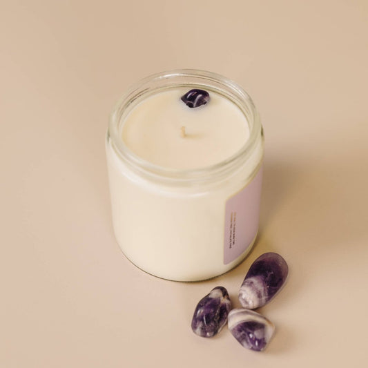 Crystal Candles - Amethyst