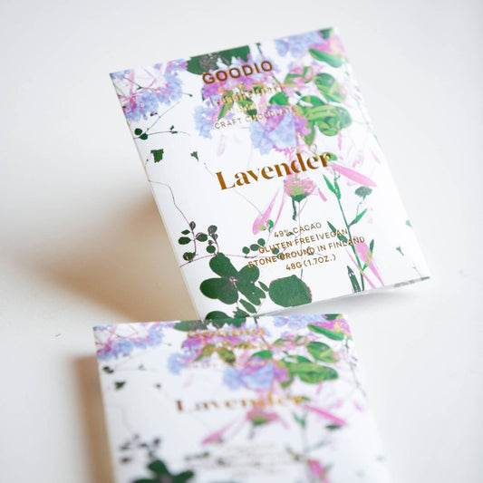 lavender chocoalte goodio