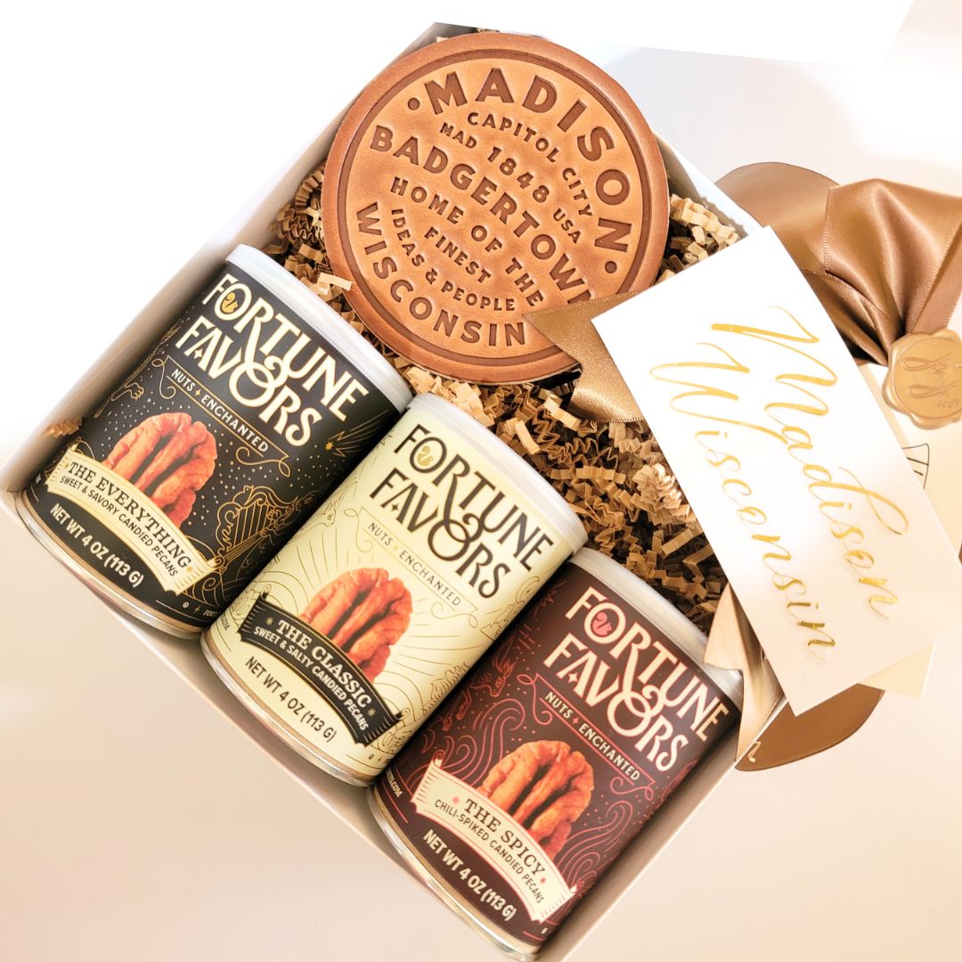 Premium Wisconsin Local Business Gift Set for Madison corporate clients