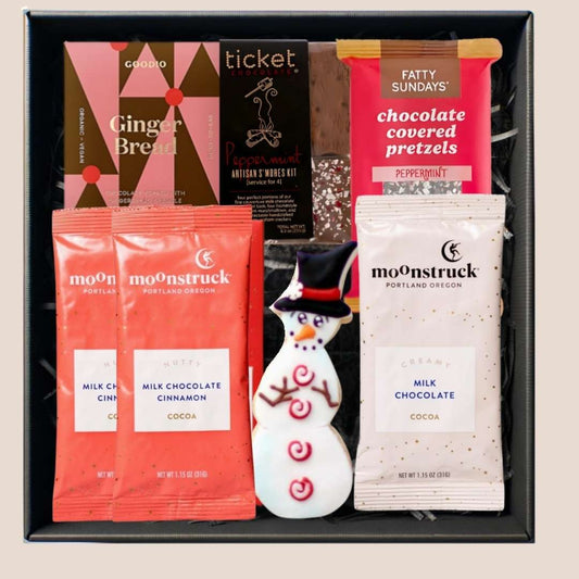 snowman cookies and treats for chsitmas gifts