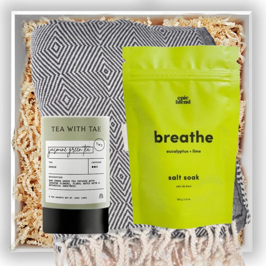 Custom Comfort Collection: Choose Your Own Turkish Blanket, Tea & Bath Soak