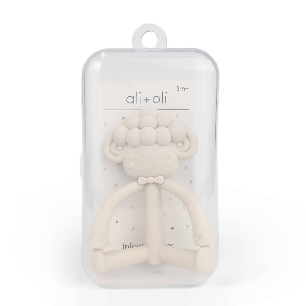 Baby Sheep Teether - Soft Silicone BPA-Free Teething Toy | Safe Relief