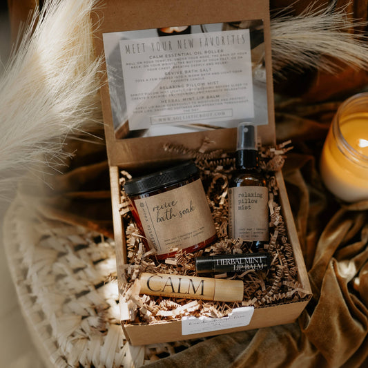 Graduation gift set wellness to relax and rest