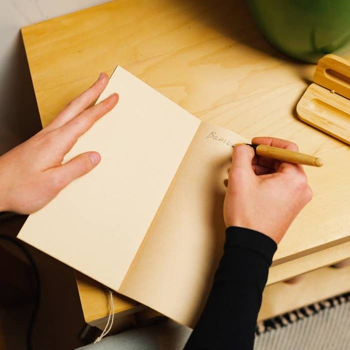 bamboo ecofriendly plastic free notebook