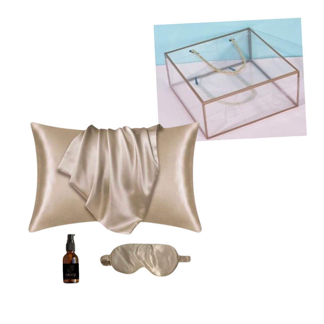pillow case, eye cover, lavender mist
