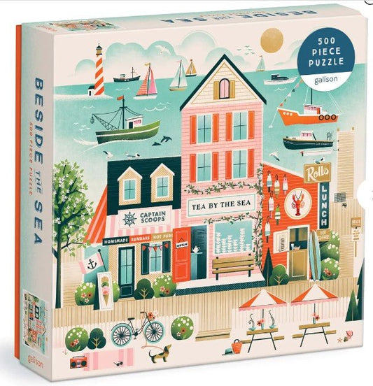 Beside the Sea 500 Piece Puzzle from Galison