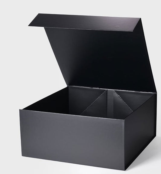 Luxury Magnetic Gift Box with Crinkle Paper & Ribbon