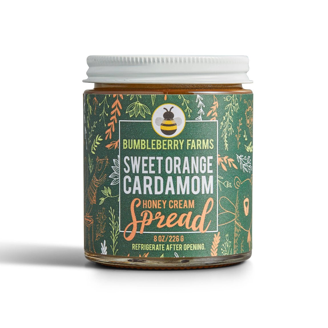 bumbleberry farms sweet orange cardamon honey cream spread