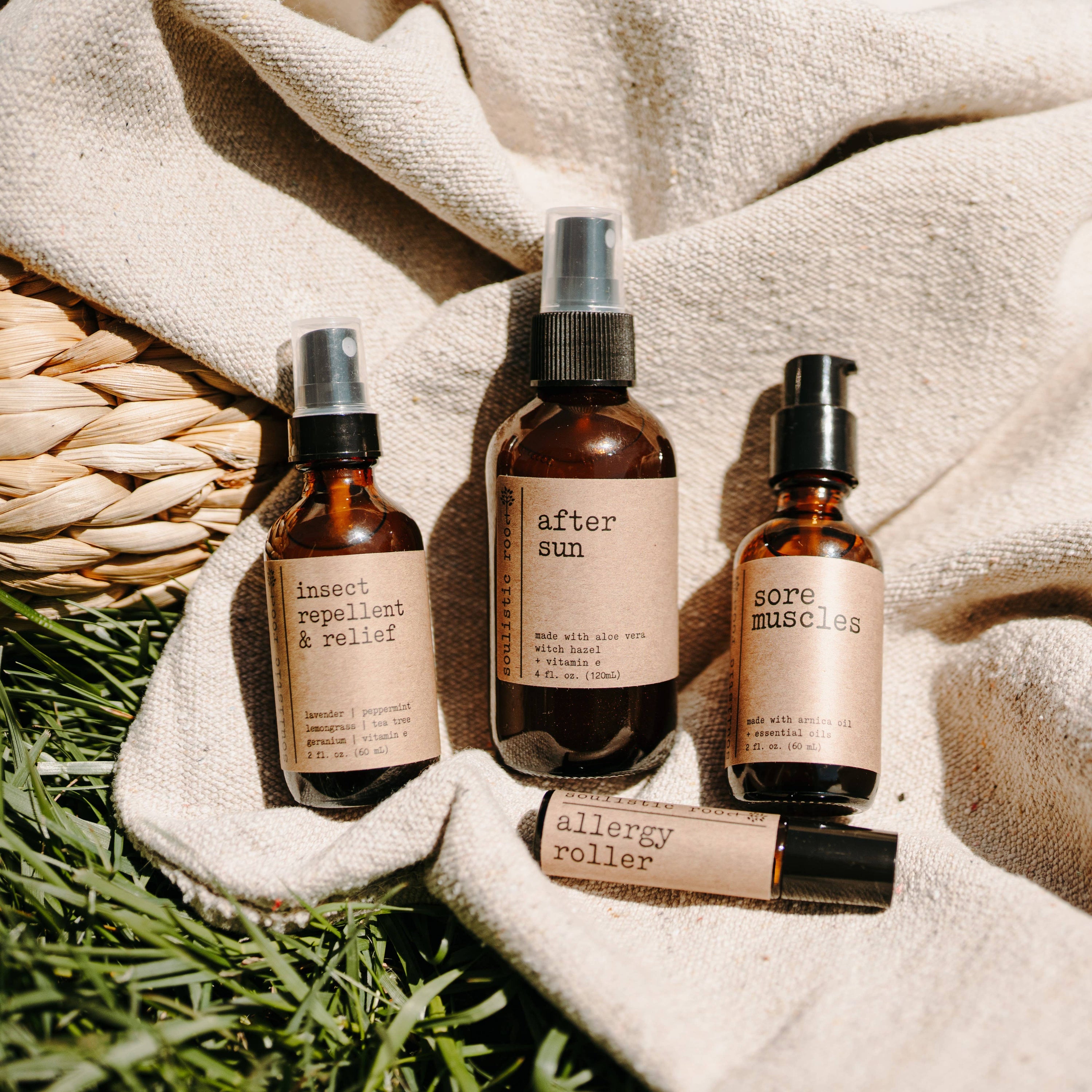 Summer Travel Essentials- Gift Set, perfect for gifts for her and curated gift boxes (product close-up)