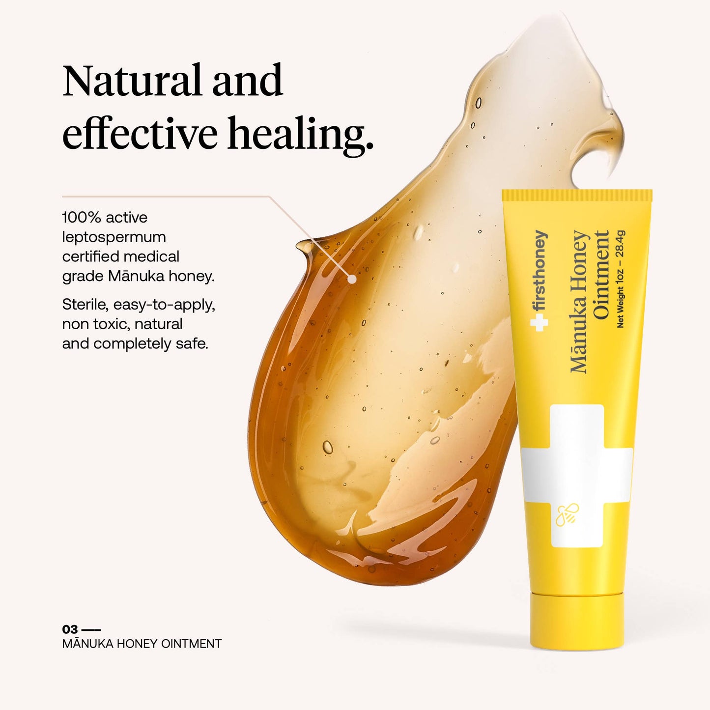 First Honey® Manuka Wound Ointment for effective healing