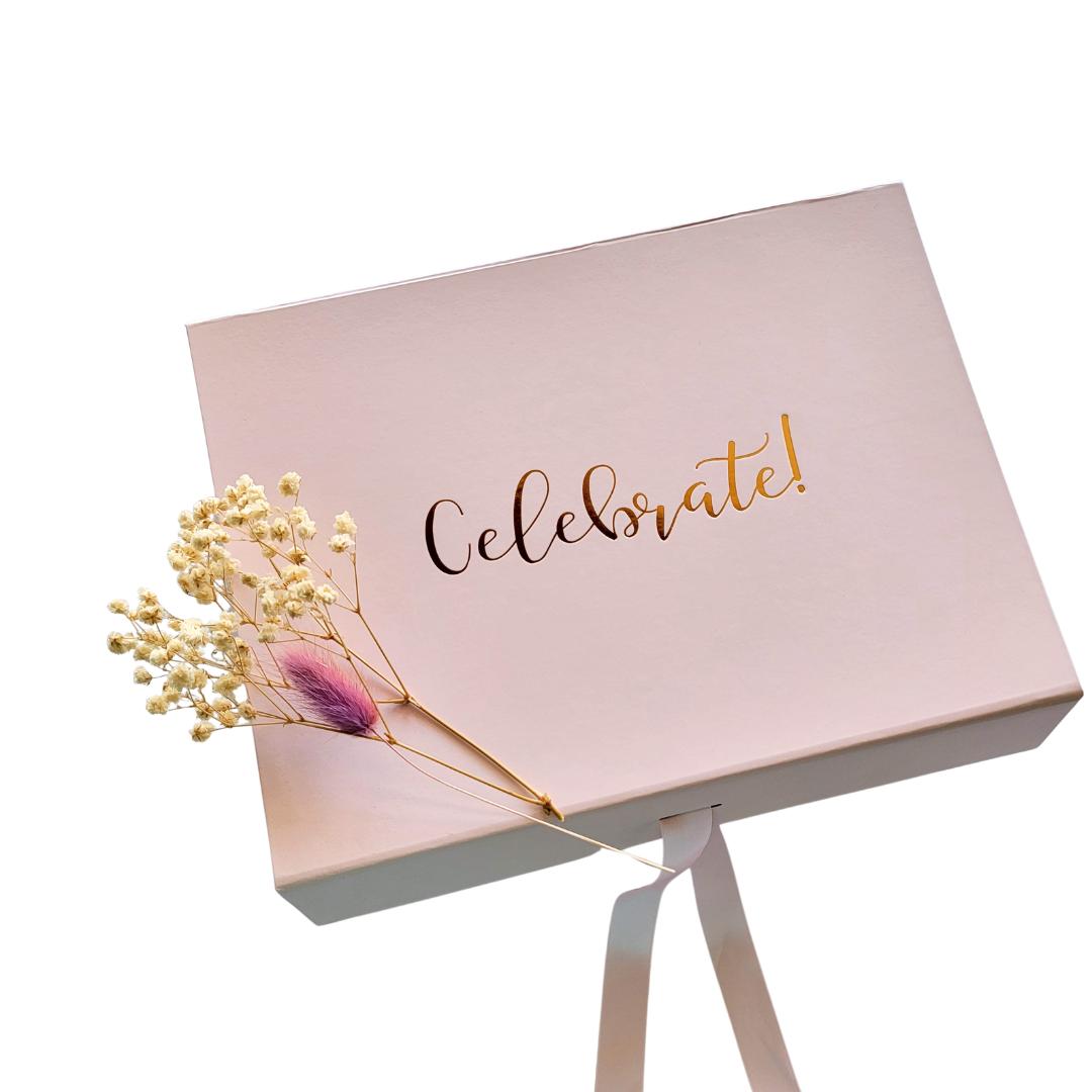 OMG You're Engaged! Celebration Gift Box in pink