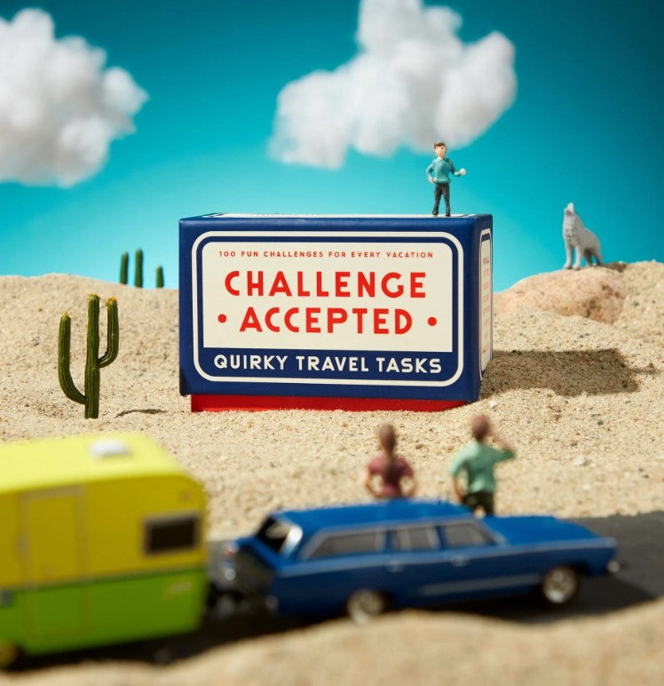 Challenge Accepted Travel Tasks Card Deck set