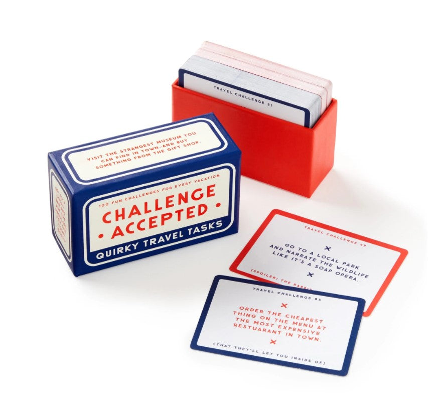 Challenge Accepted Travel Tasks Card Deck