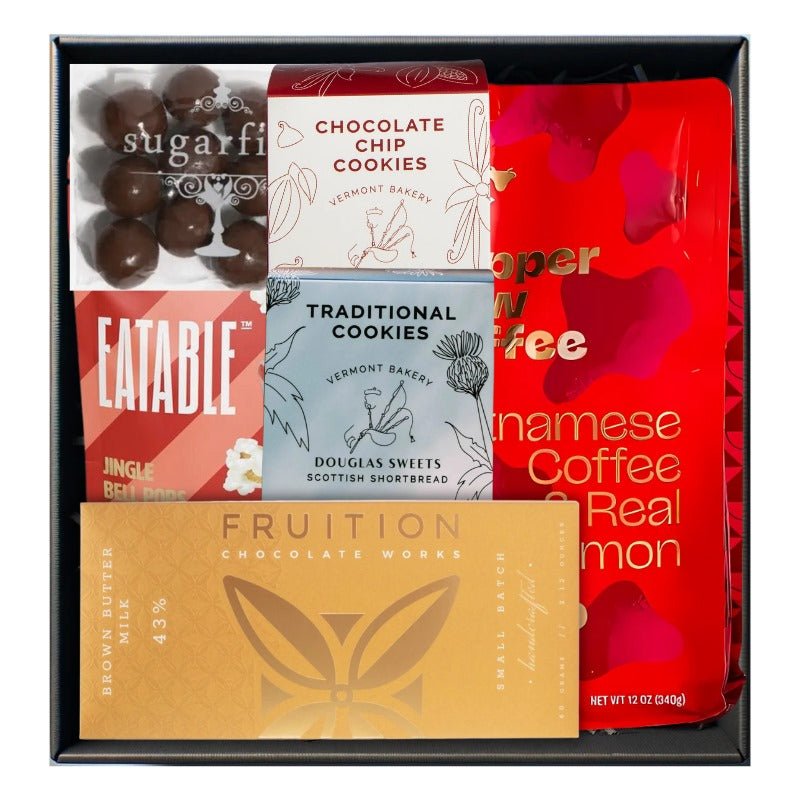 Cozy Holiday Sampler corporate Gift Boxes