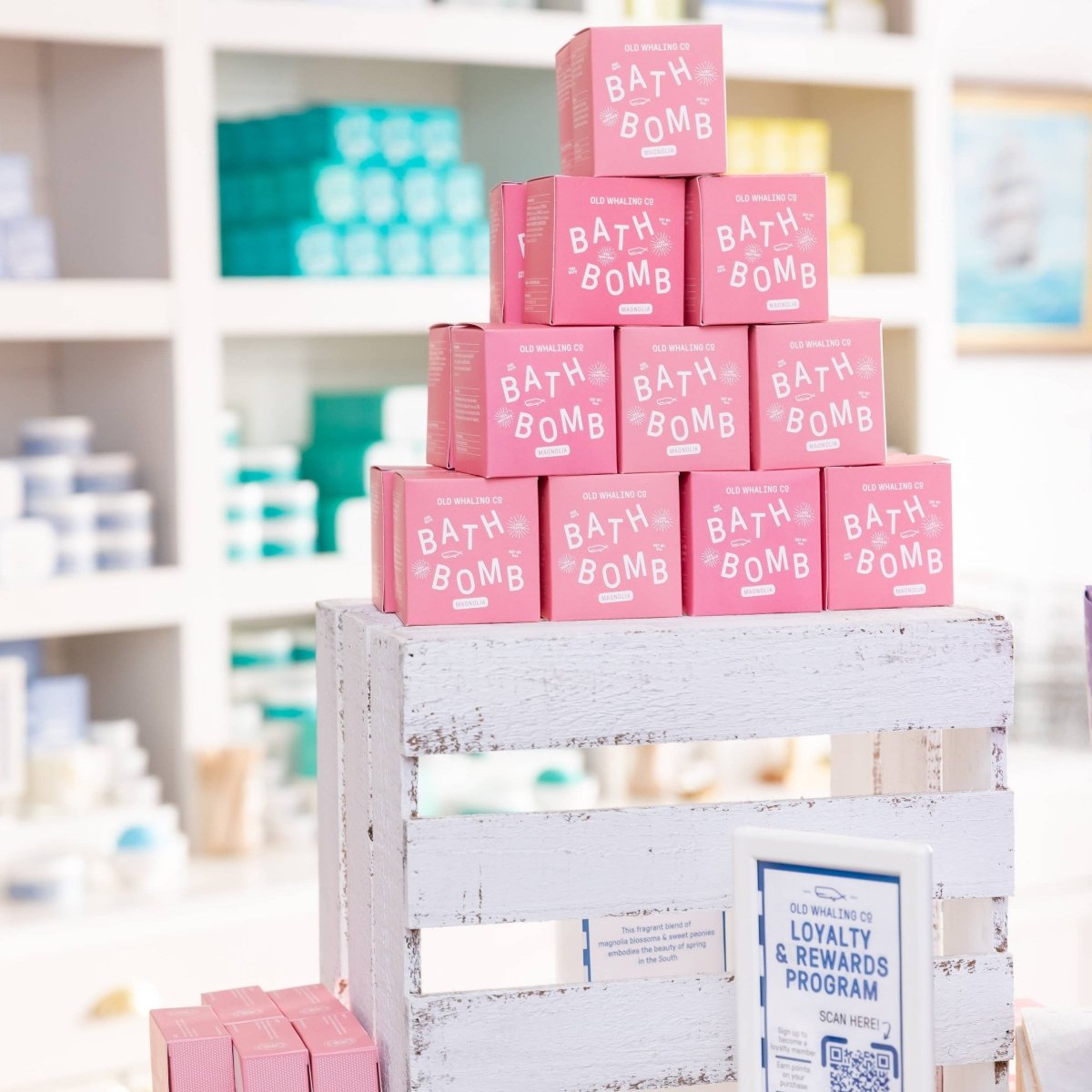pink bath bomb for Easter basket