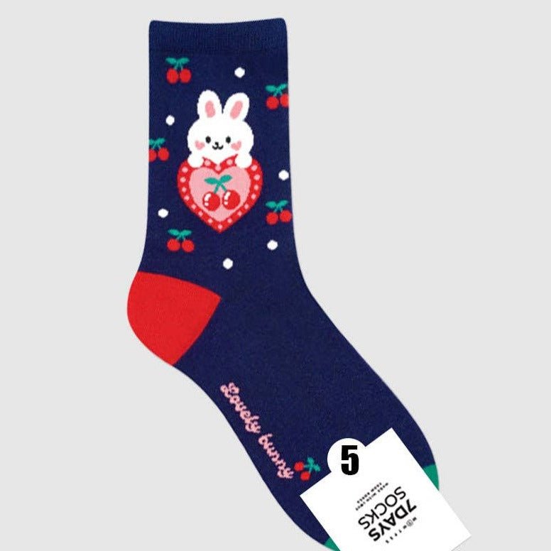 lovely bunny socks
