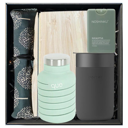 Employee Appreciation - Wellness & Productivity Gift Box with notebook