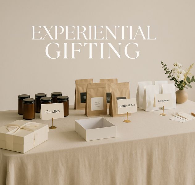 On-site popup corporate event gifting , guest design your curated gift boxes for your employees and clients gifts from wisconsin next corporate appreciation event