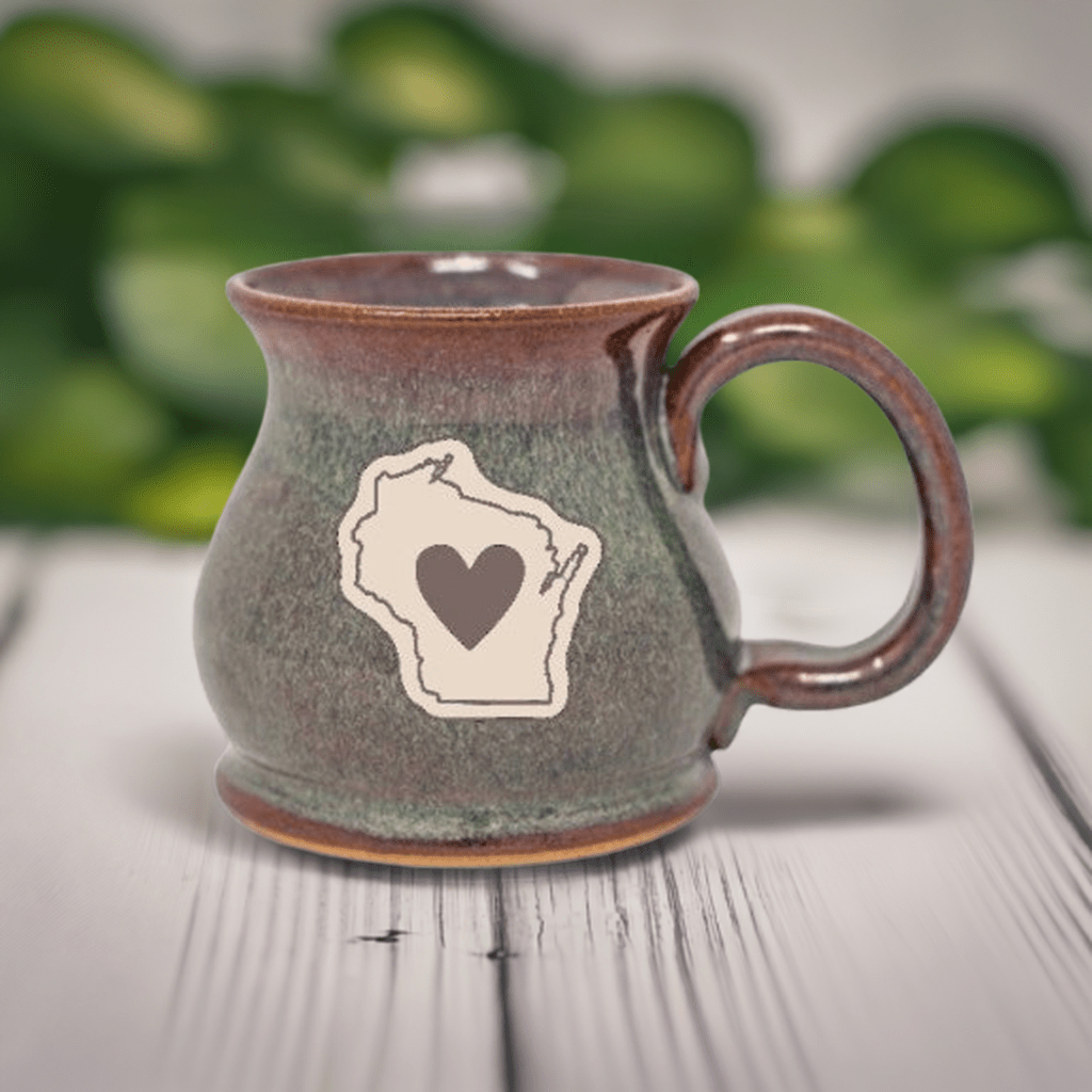 wisconsin coffee mug handmade