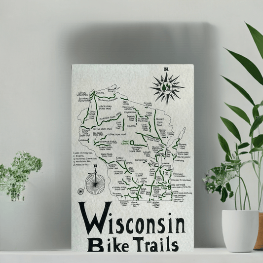 Wisconsin bike trail map