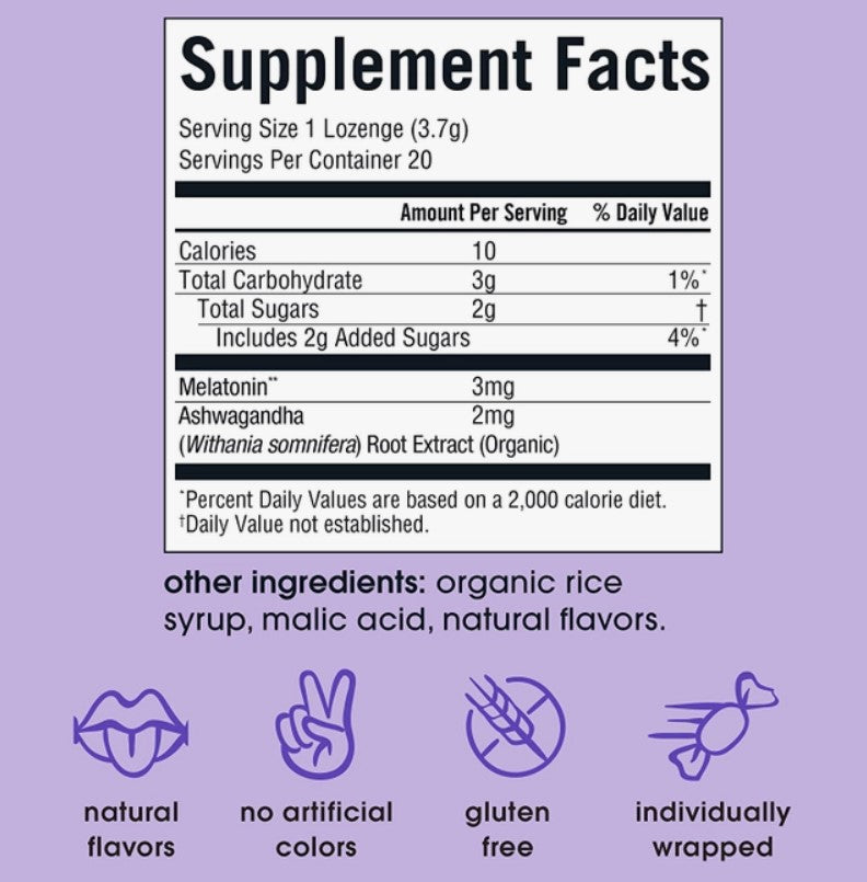Kindroot -Adaptogem Lozenges for Sleep Herbal Hard Candy