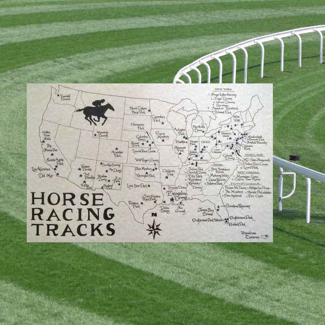 USA horse race track