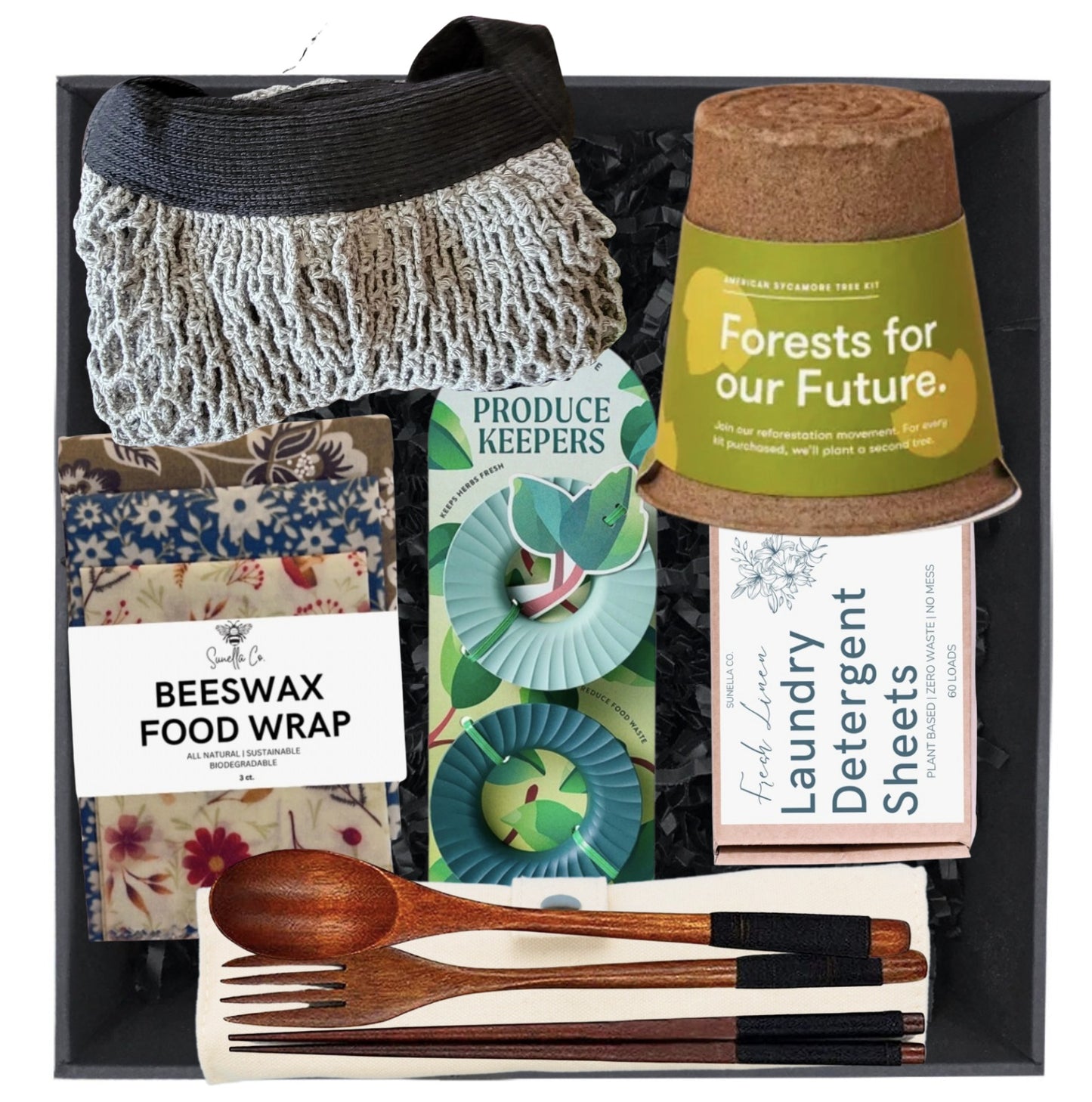 forest for our future and other sustainable living starter pack for Earth day gift