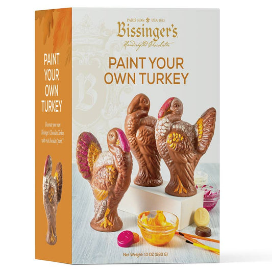 paint your own turkey thanksgiving activity for kids