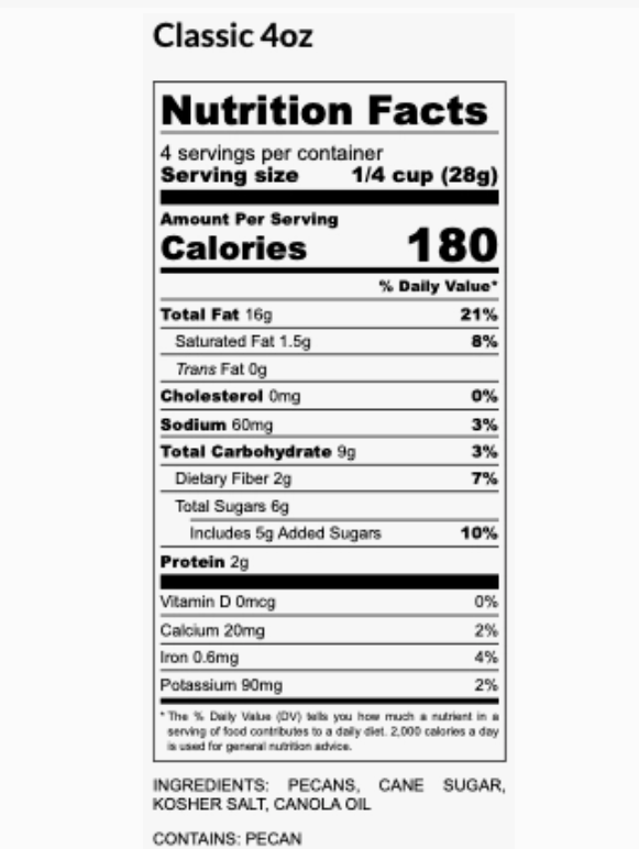 Nutkrack Candied Pecans - 4OZ