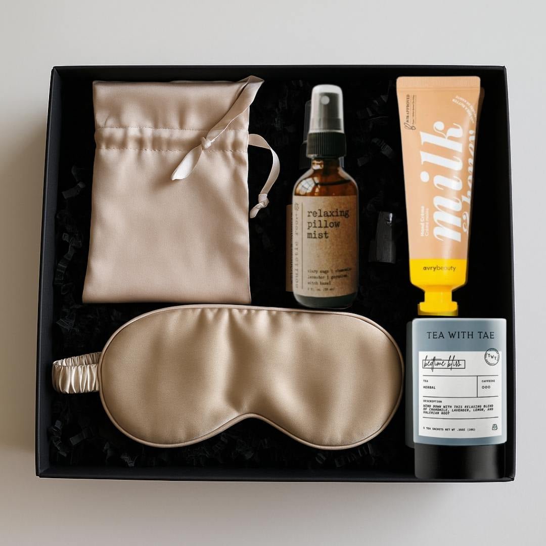 Luxury Sleep & Relaxation Gift Set, perfect for gifts for her and curated gift boxes