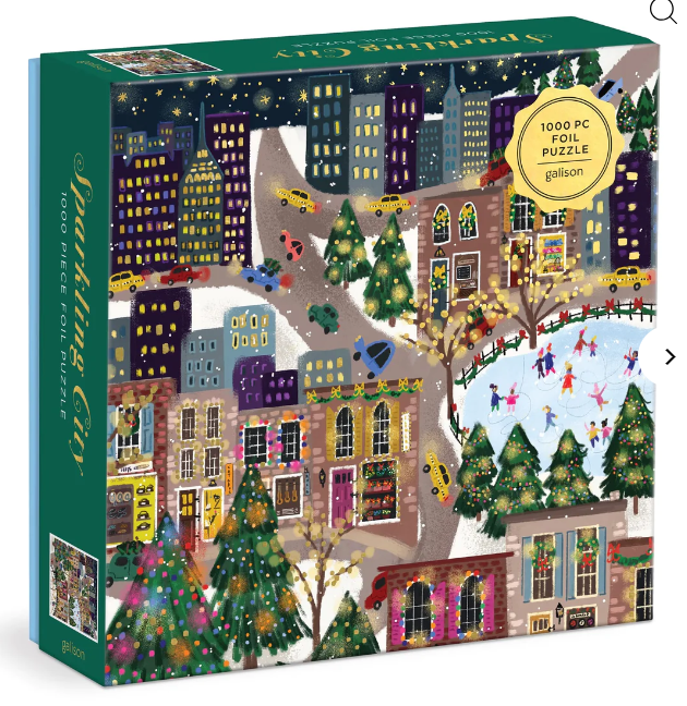 sparkling city 1000 piece foil puzzle