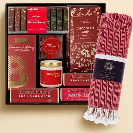 Cozy Christmas Treats Gift Box for clients and employees